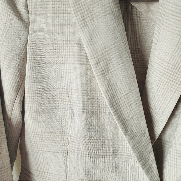 House of Harlow 1960: Plaid Double Breasted Blazer - Picture 5 of 7